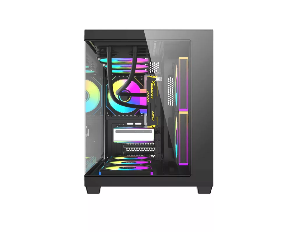 Кутия Darkflash mATX - B275 PRO Black - 6 x 12... 5