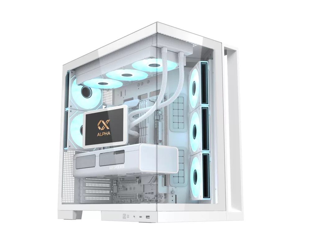 Кутия Xigmatek ATX - Aqua 7 Arctic - 8 ARGB Fans 6