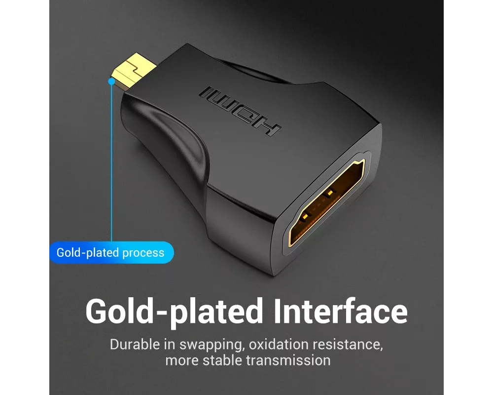 Адаптери Vention Адаптер Adapter Micro HDMI M / H... 5