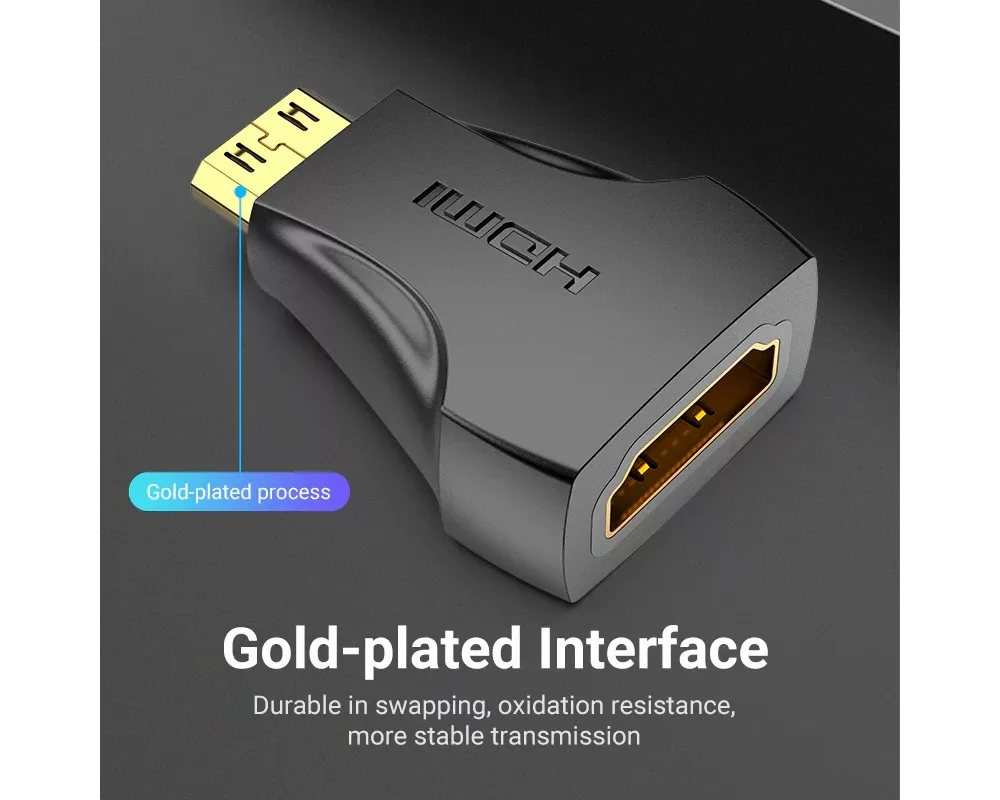 Адаптери Vention Адаптер Adapter Mini HDMI M / HD... 6