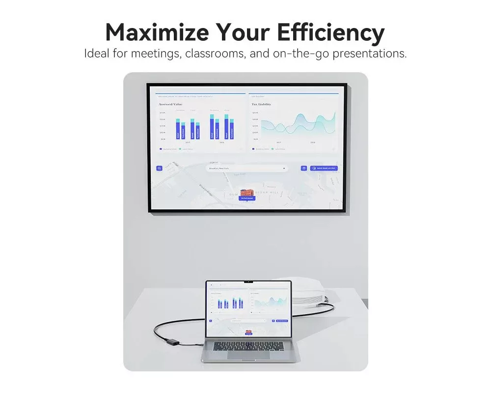 Адаптери Vention адаптер Adapter USB-C/A to HDMI... 5