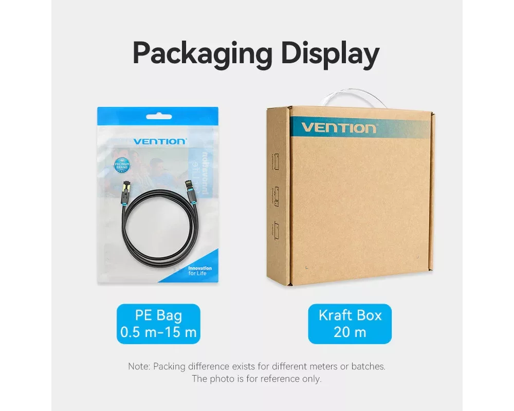 Мрежов кабел Vention Кабел LAN SFTP Cat.8 Patch Cable... 15
