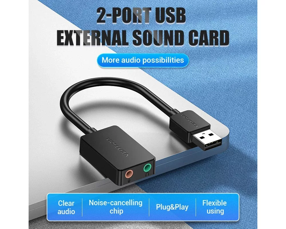 Звукова карта Vention USB Sound card - CDYB0 5