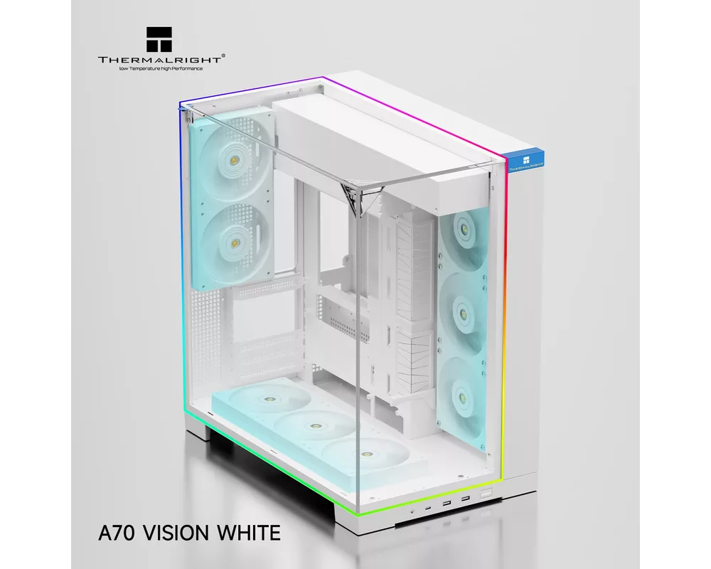 Кутия Thermalright ATX - TR-A70 Vision White - 9.16 inch LCD Display 3