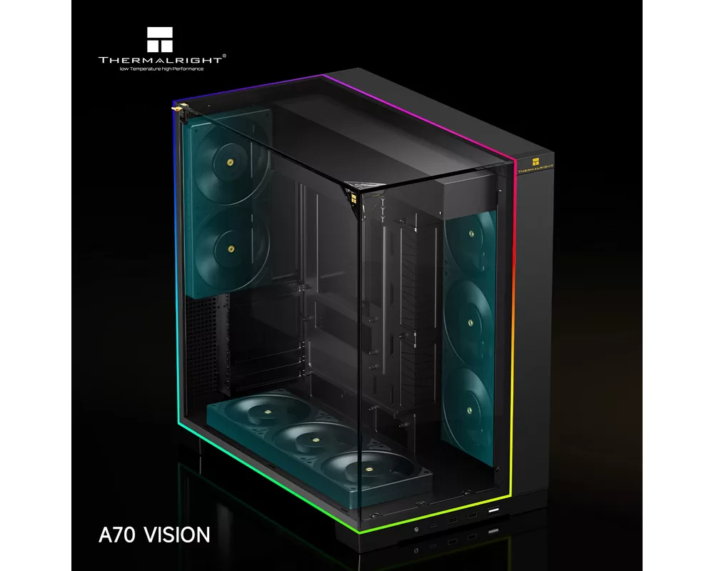 Кутия Thermalright ATX - TR-A70 Vision Black - 9.16 inch LCD Display 4