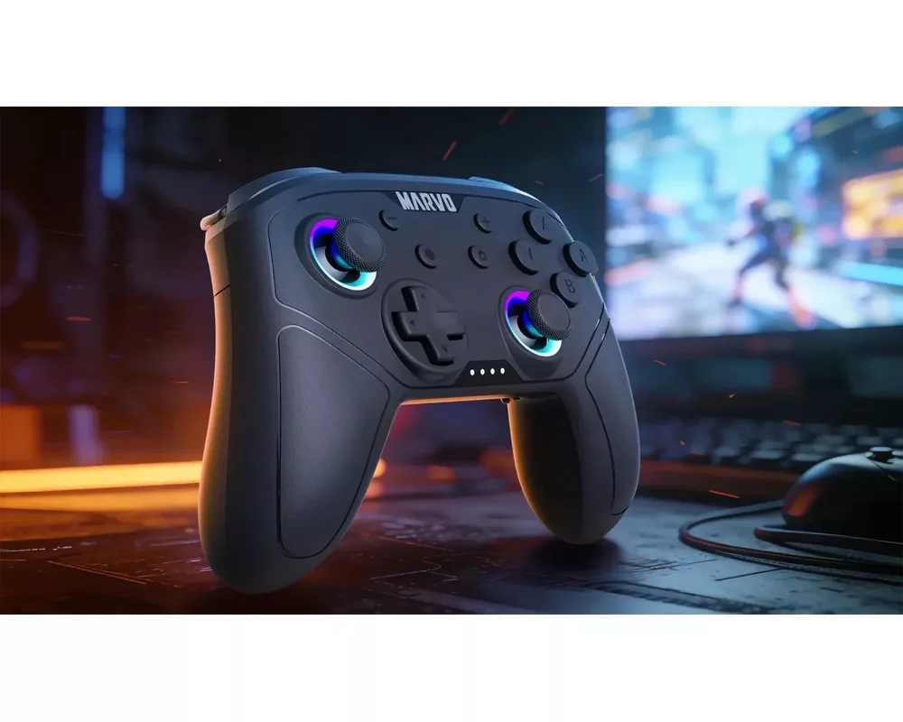 Джойстици и Геймпадове Marvo геймпад Gamepad Pact 60 GT-80 - PS4 7