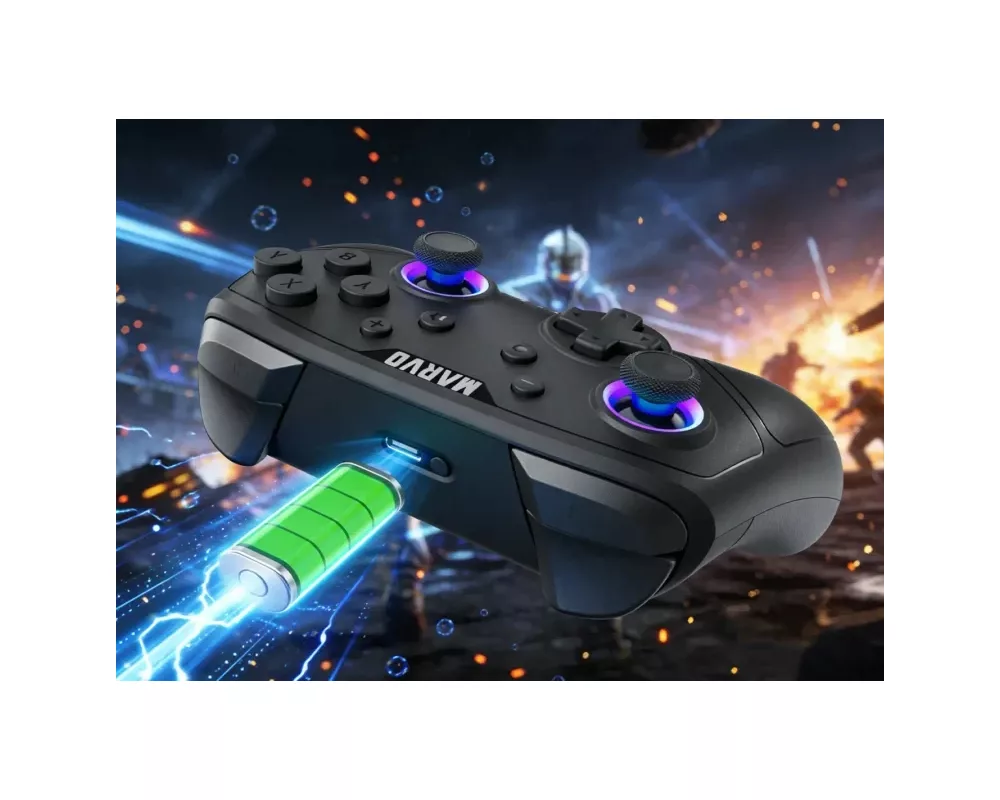 Джойстици и Геймпадове Marvo геймпад Gamepad Pact 60 GT-80 - PS4 10