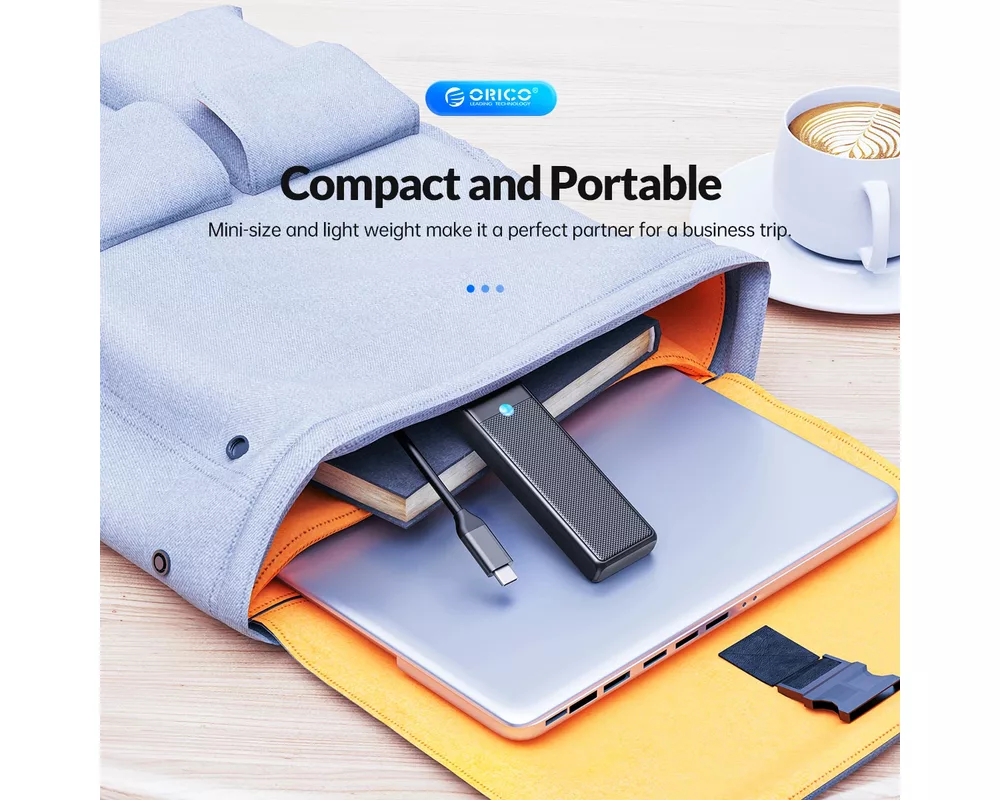 USB хъб Orico USB3.1 HUB Type-C - 2 x USB3.0 8