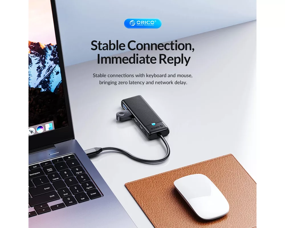USB хъб Orico USB3.1 HUB Type-C - 2 x USB3.0 15
