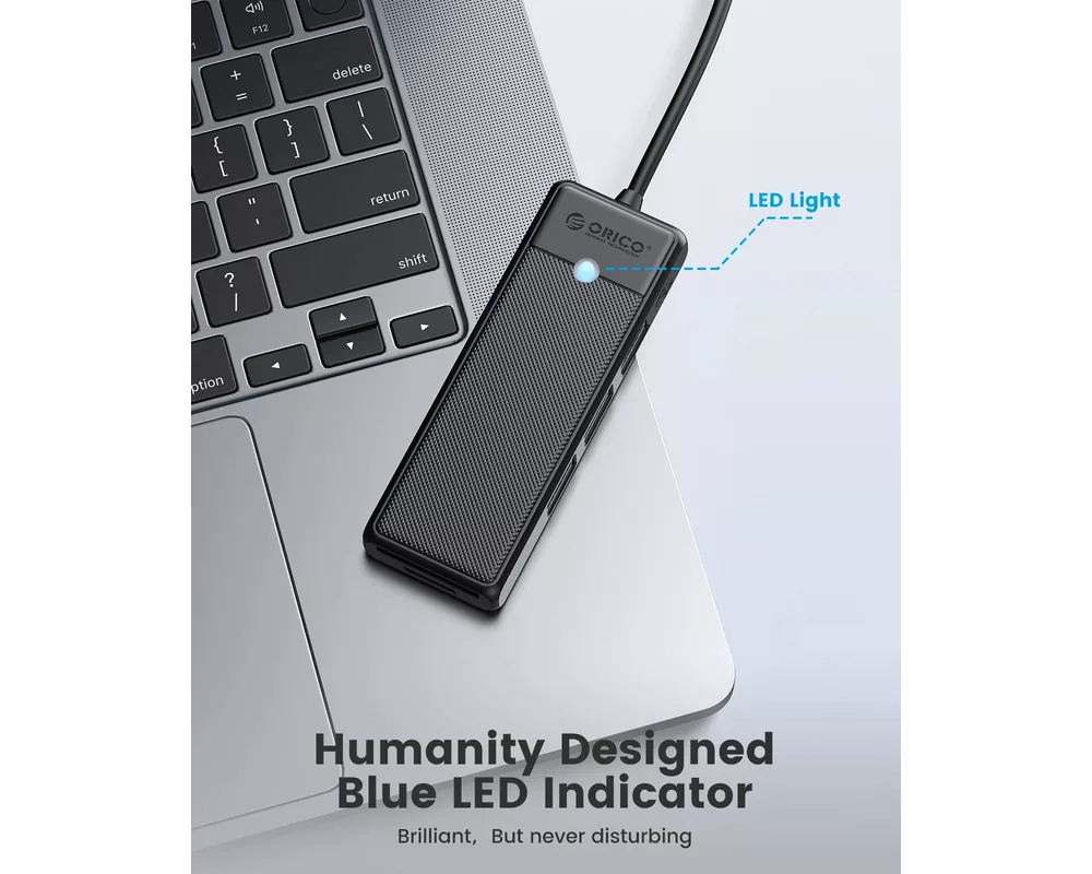 USB хъб Orico USB3.1 HUB Type-C - 4 x USB3.0 - P... 7