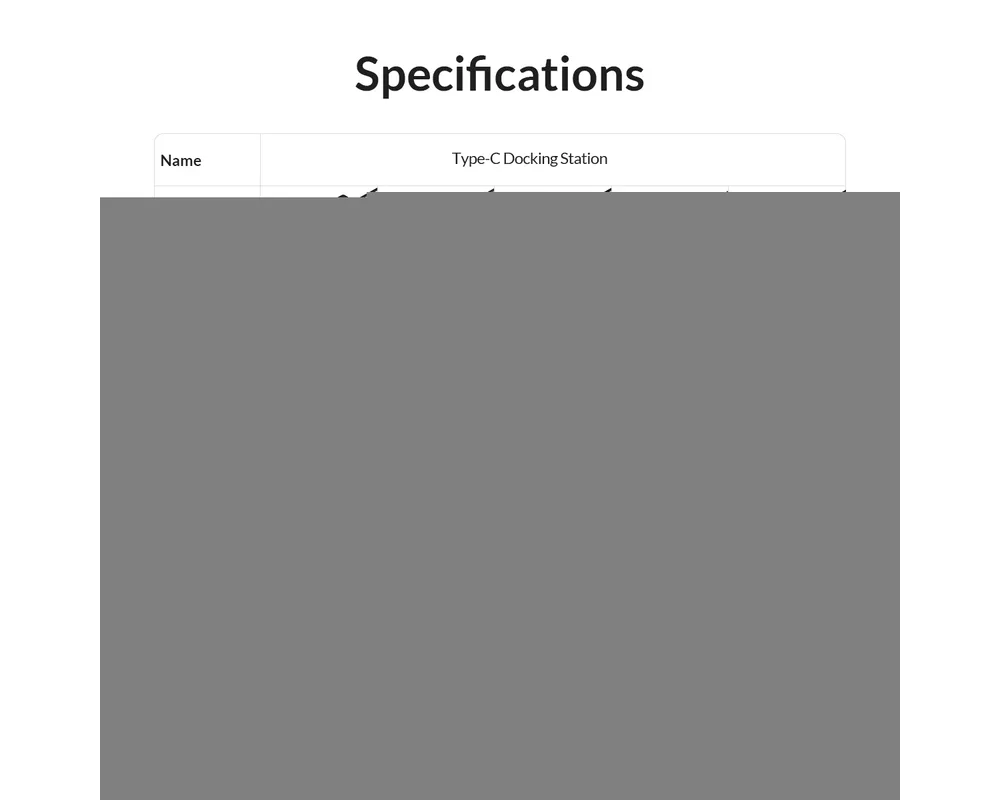Докинг станция Orico Docking Station Type-C - DM-10P-BK-BP - HDMI 15