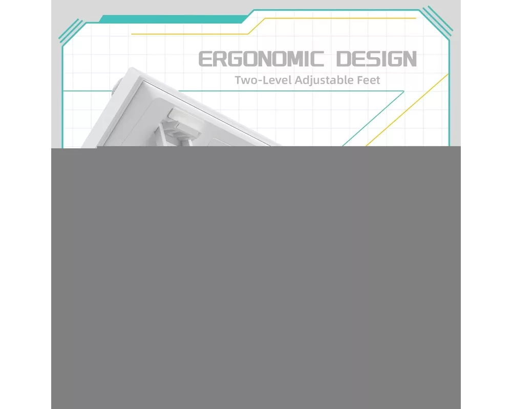 Клавиатура Ajazz геймърска механична AK820 - Blue Switches [Tactile] 3