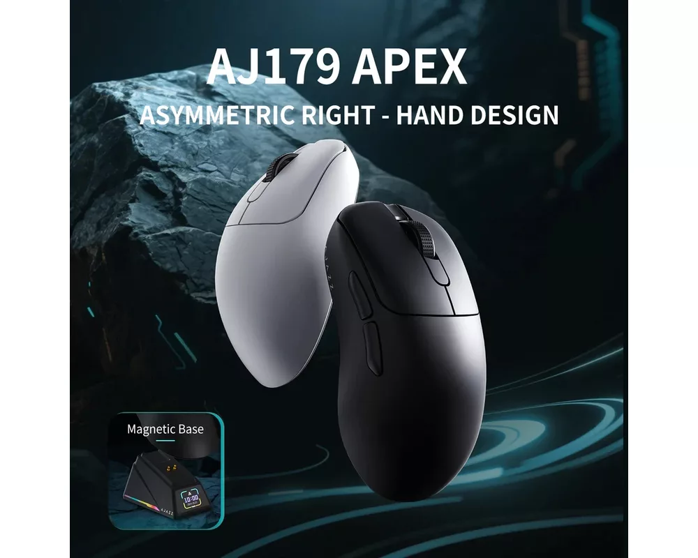 Мишка Ajazz професионална AJ179 APEX - Wireless Gaming Mouse - 8K 5