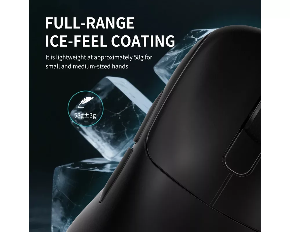 Мишка Ajazz професионална AJ179 APEX - Wireless Gaming Mouse - 8K 11