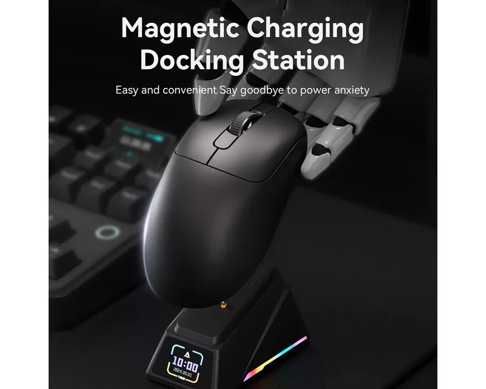 Мишка Ajazz професионална AJ179 APEX - Wireless Gaming Mouse - 8K 7