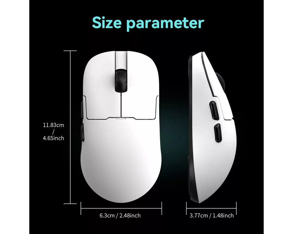 Мишка Ajazz професионална AJ159P MC - Wireless Gaming Mouse - 1K 11