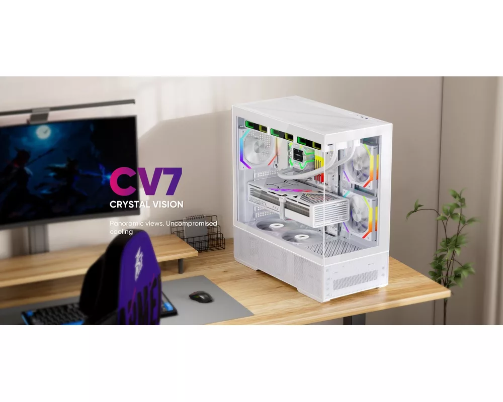 Кутия 1stPlayer ATX - Crystal Vision CV7 Black... 9
