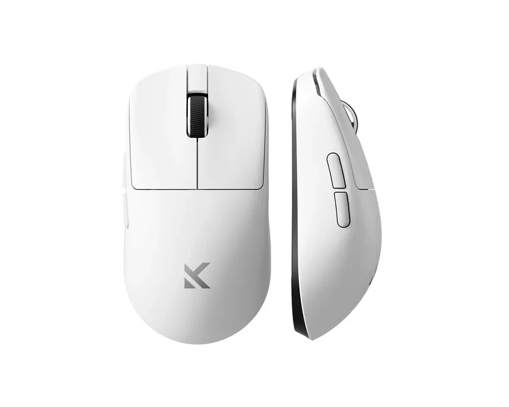 Мишка MCHOSE професионална L7 Ultra Plus White - Wireless Gaming Mouse - Dual 8K 2