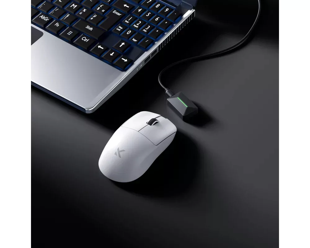 Мишка MCHOSE професионална L7 Ultra Plus White - Wireless Gaming Mouse - Dual 8K 6