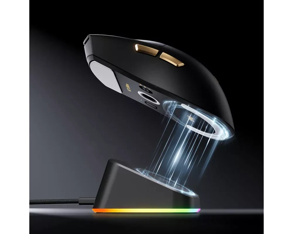 Мишка MCHOSE професионална K7 Ultra Black - Wireless Gaming Mouse - Dual 8K 3