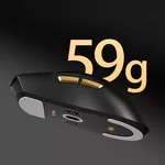 Мишка MCHOSE професионална K7 Ultra Black - Wireless Gaming Mouse - Dual 8K 5