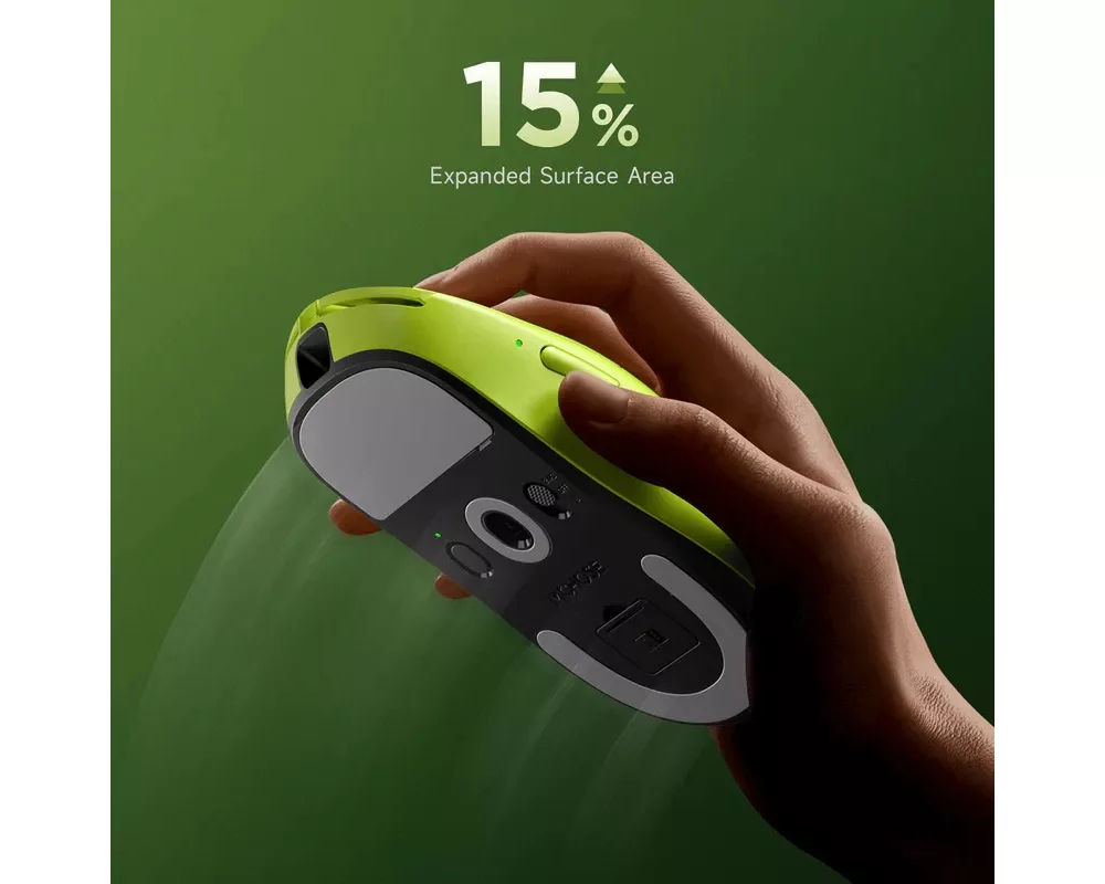 Мишка MCHOSE професионална A7 V2 Ultra Black - Wireless Gaming Mouse - Dual 8K 13