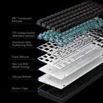 Клавиатура MCHOSE геймърска механична Ace 60 Pro - 8K 6