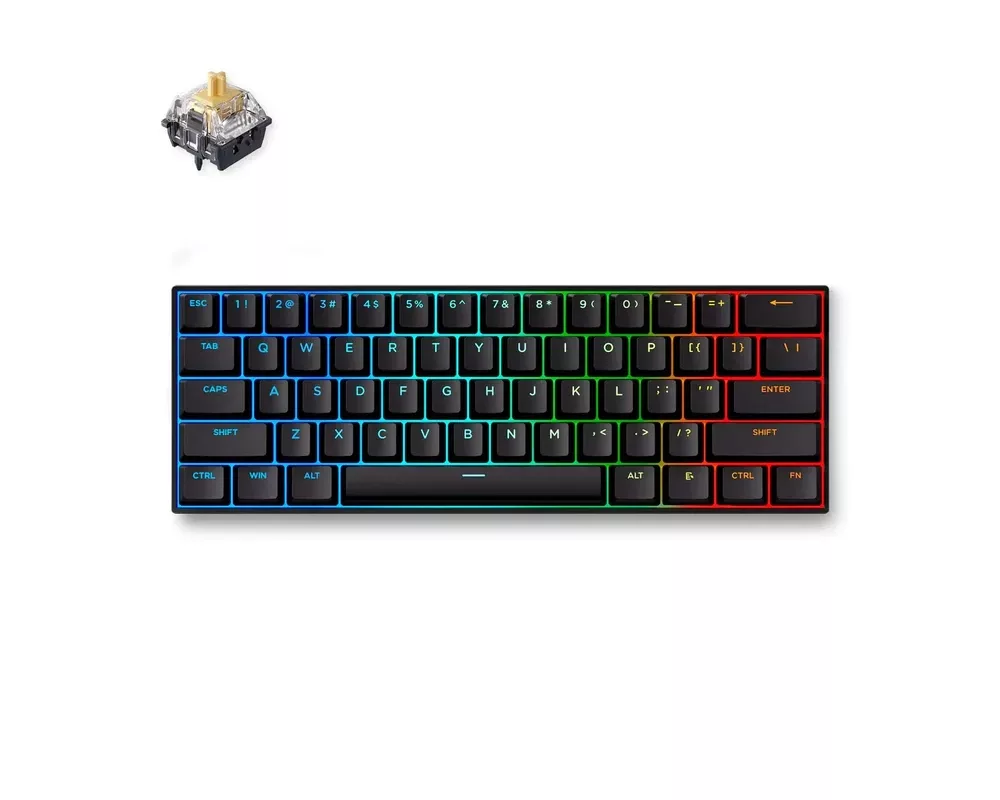 Клавиатура MCHOSE геймърска механична Ace 60 Pro - 8K 2