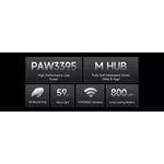 Мишка MCHOSE професионална G3 V2 White - Wireless Gaming Mouse - 1K 13