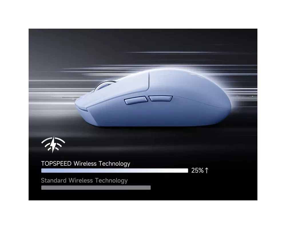 Мишка MCHOSE професионална G3 V2 Black - Wireless Gaming Mouse - 1K 10