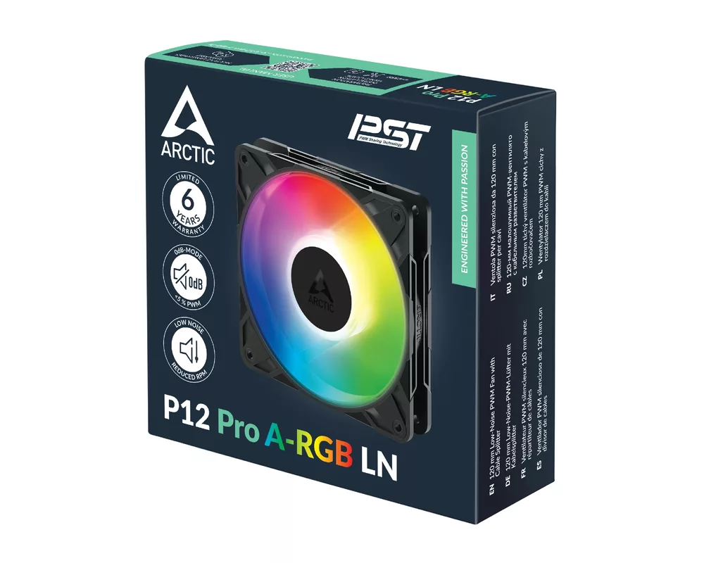 Вентилатор Arctic 120mm P12 Pro A-RGB LN 9