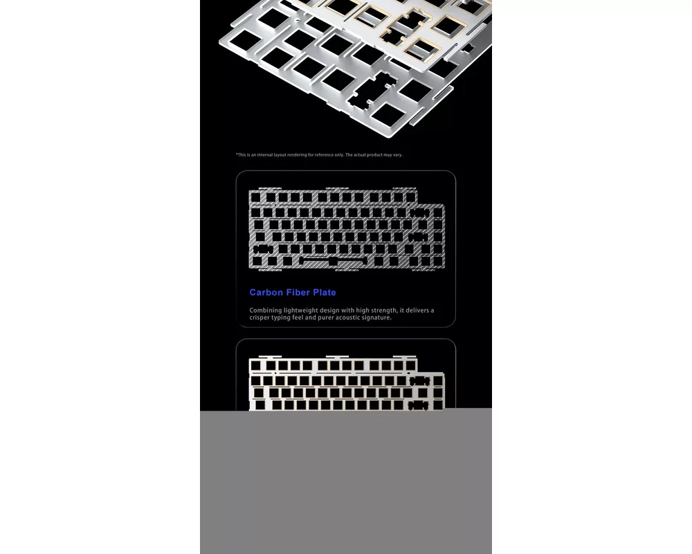 Клавиатура Aula геймърска механична клавиатура Wireless Gaming Mechanical Keyboard NOVA 75 - Star Vector Switch [Linear] 11