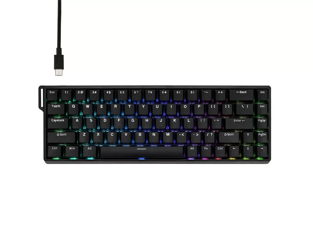 Клавиатура Aula геймърска механична WIN68 HE 8K - Greywood Magnetic Switch [Linear] 3
