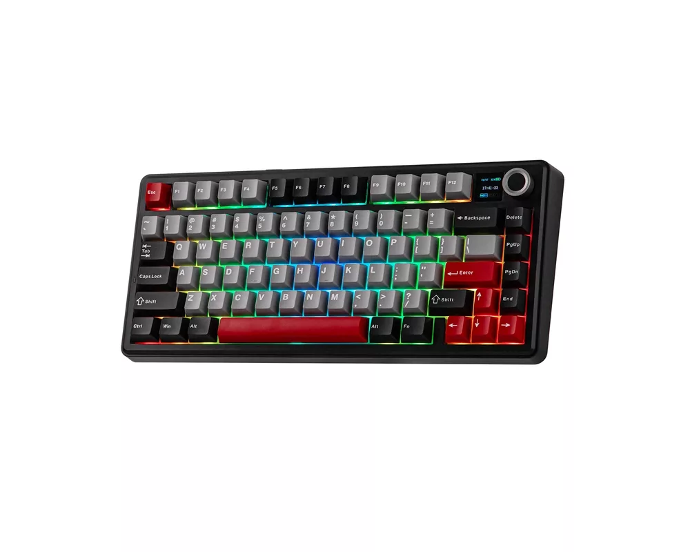 Клавиатура Aula геймърска механична клавиатура Wireless Gaming Mechanical Keyboard F75 MAX - Reaper Switch [Linear] 2