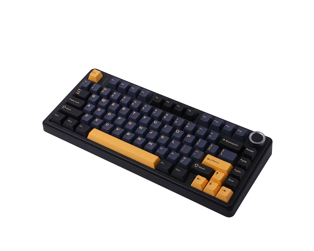 Клавиатура Aula геймърска механична клавиатура Wireless Gaming Mechanical Keyboard F75 Thunder Black - Reaper Switch [Linear] 4