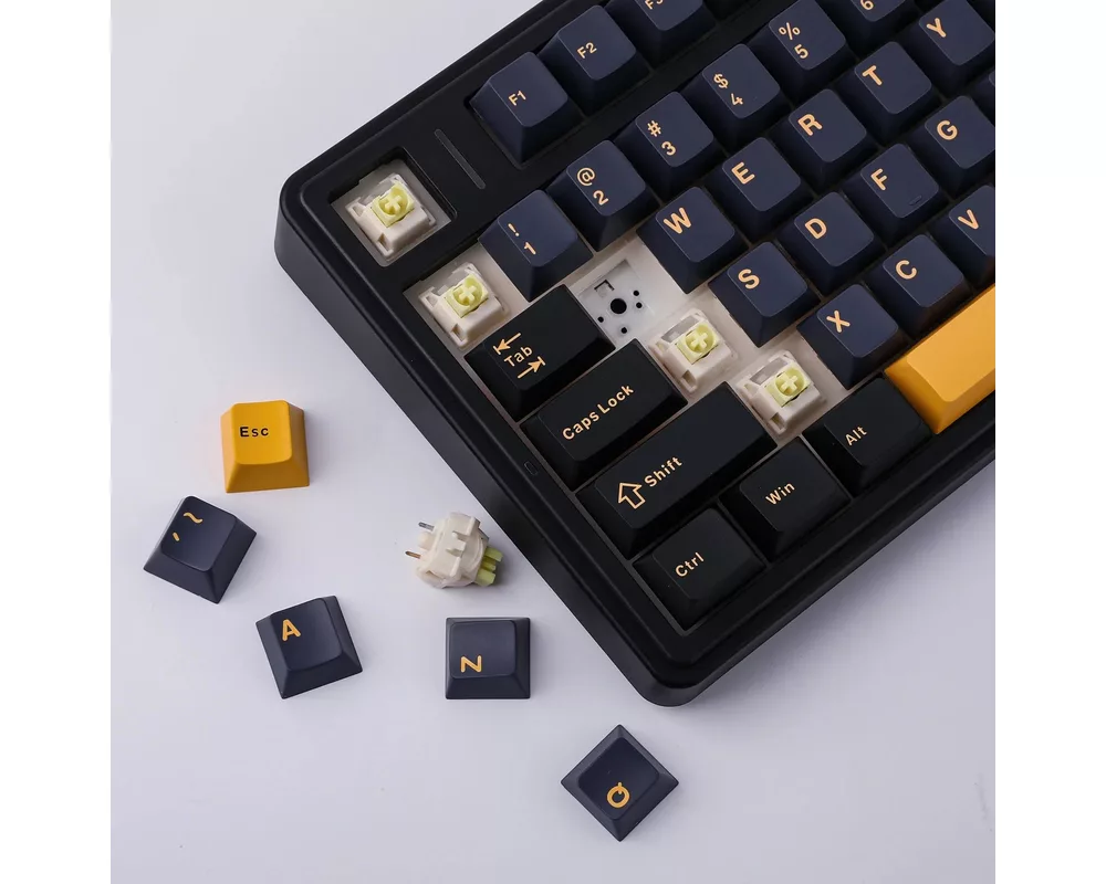 Клавиатура Aula геймърска механична клавиатура Wireless Gaming Mechanical Keyboard F75 Thunder Black - Reaper Switch [Linear] 12