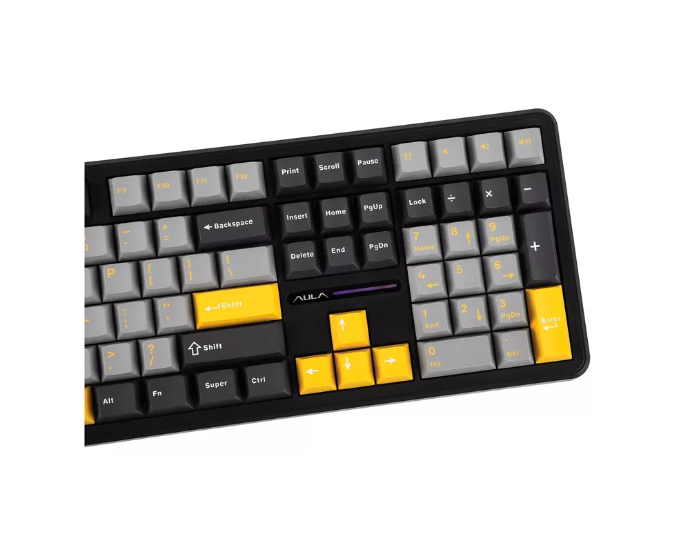 Клавиатура Aula геймърска механична клавиатура Wireless Gaming Mechanical Keyboard F108 - Volcanic Switch [Linear] 11