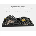 Клавиатура MCHOSE геймърска механична клавиатура Wireless Gaming Mechanical Keyboard MC-K99 V3 - Icy Creamsicle Switch [Linear] 3