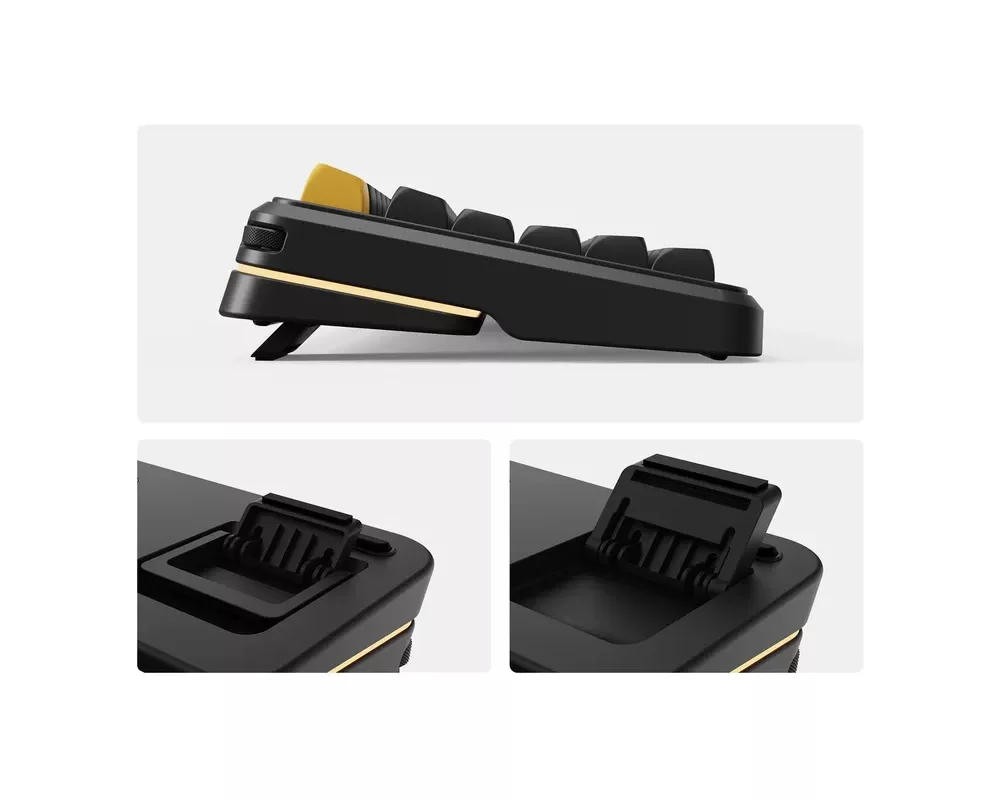 Клавиатура MCHOSE геймърска механична клавиатура Wireless Gaming Mechanical Keyboard MC-K99 V3 - Icy Creamsicle Switch [Linear] 12
