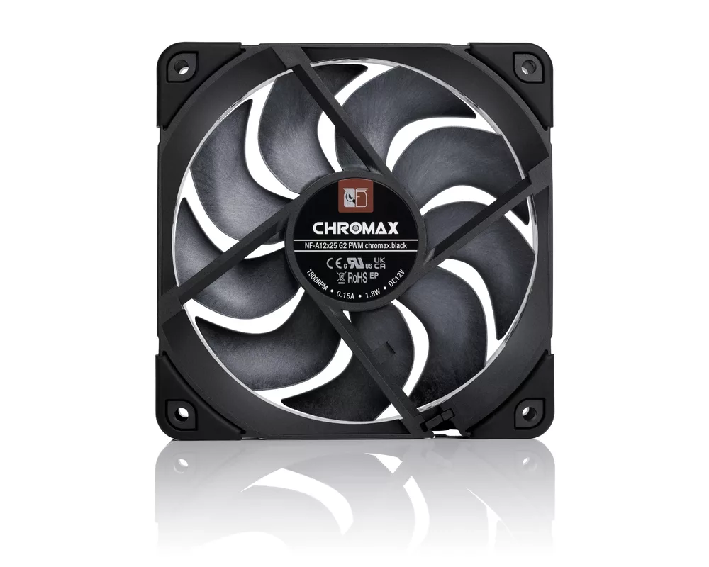 Вентилатор Noctua 120mm NF-A12x25 G2 PWM chromax.bl... 4