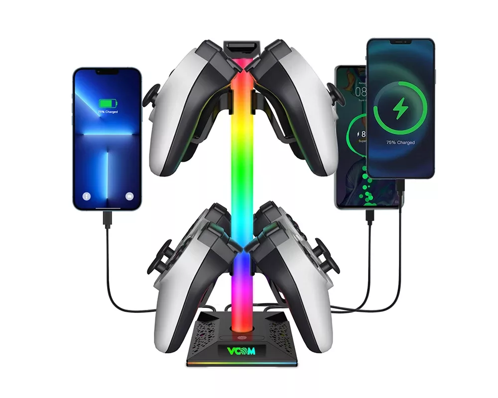Слушалки VCom стойка за Headphone Stand - VCOM-M701S - RGB 3