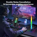 Микрофон VCom Геймърски Gaming USB Microphone - VCOM-M902 Black - USB 8