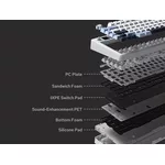 Клавиатура Aula геймърска механична клавиатура Wireless Gaming Mechanical Keyboard F75 MAX - Reaper Switch [Linear] 12