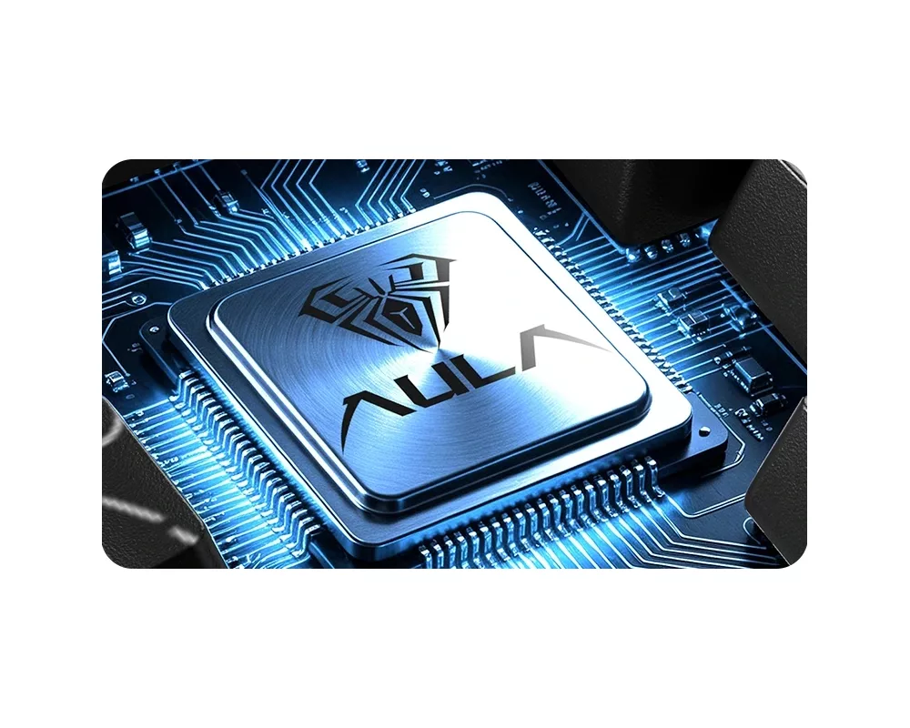 Клавиатура Aula геймърска механична клавиатура Wireless Gaming Mechanical Keyboard F75HE - Black King Magnetic Switch [Linear] 9