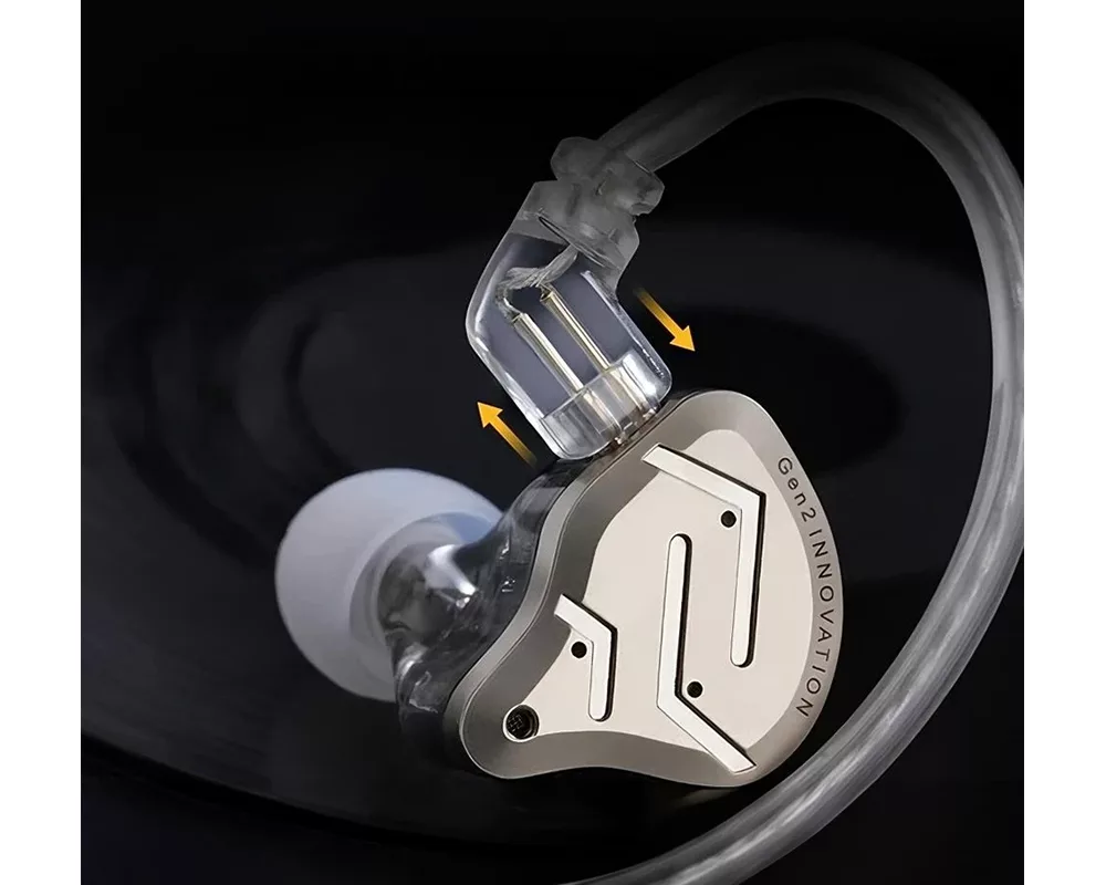 Слушалки KZ професионални Hi-Fi In-Ear-Monitors - ZSN PRO 2 Midnight Black 8