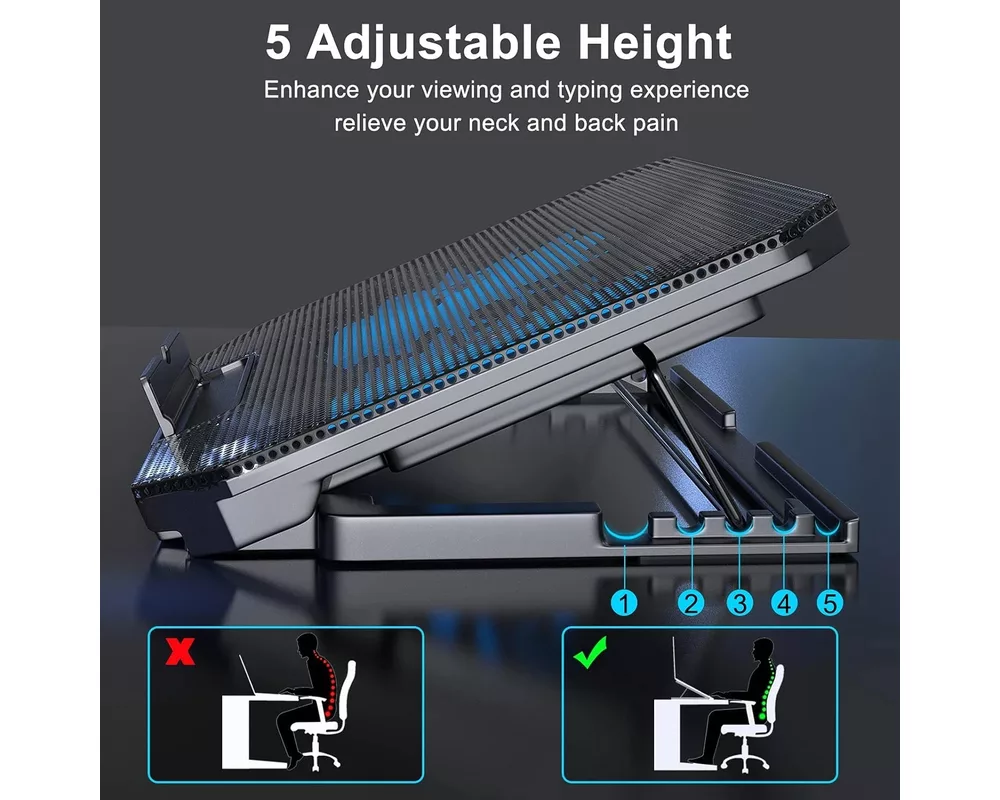 Охлаждаща подложка Xtrike ME 17" - FN-818 - Backlight 3