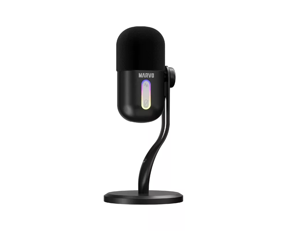 Микрофон Marvo Геймърски Gaming USB Microphone - Blast 50 MIC-08 Black - USB 2
