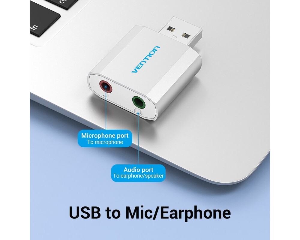 Звукова карта Vention USB Sound card - Headphones 4 Звукова карта Vention USB Sound card - Headphones 4
