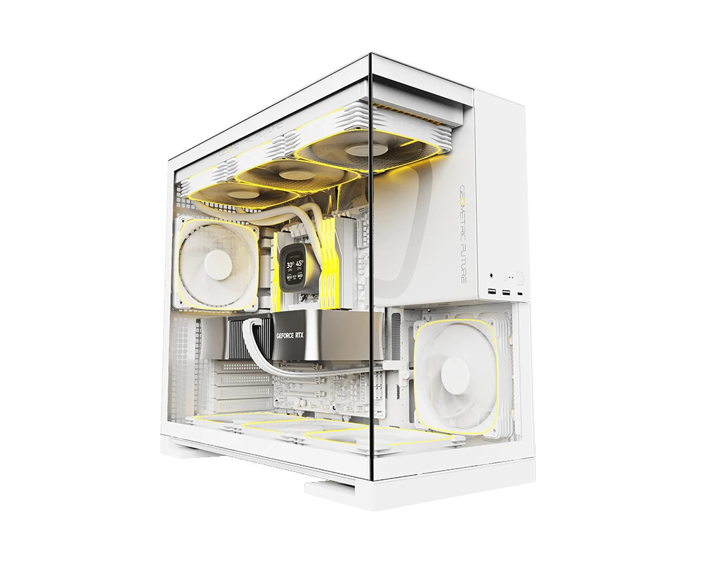 Кутия Geometric Future EATX - Model 5 White 2 Кутия Geometric Future EATX - Model 5 White 2