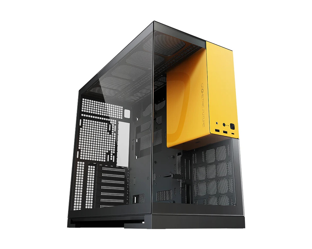 Кутия Geometric Future EATX - Model 5 Black/Ye... 13 Кутия Geometric Future EATX - Model 5 Black/Ye... 13